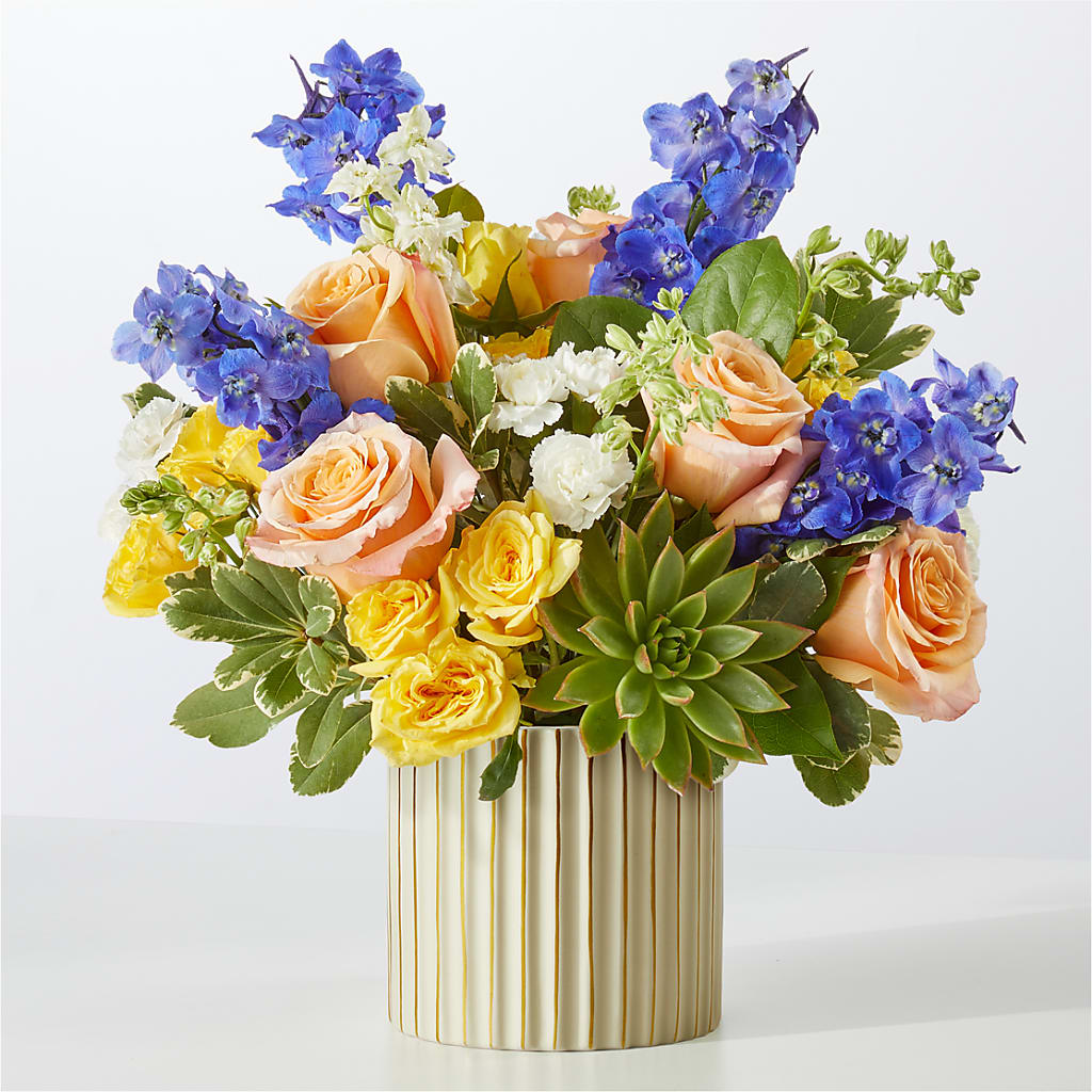Cobalt Reverie Bouquet – L & M FLOWER SHOP, Canonsburg PA