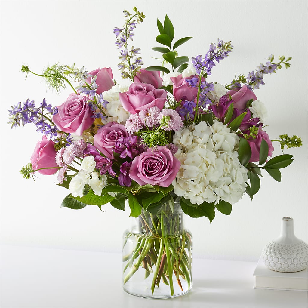Violet Caress Bouquet – L & M FLOWER SHOP, Canonsburg PA