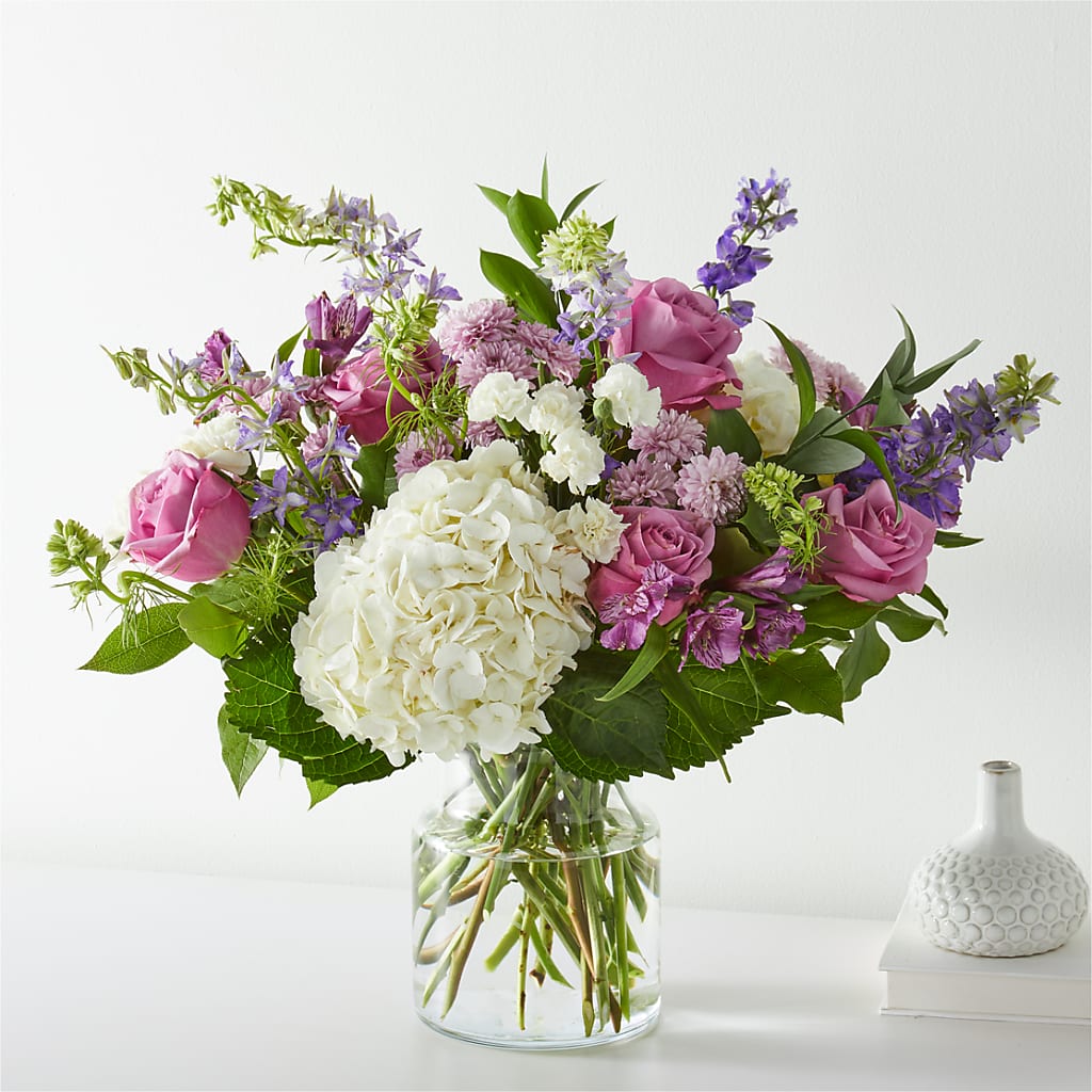 Violet Caress Bouquet – L & M FLOWER SHOP, Canonsburg PA