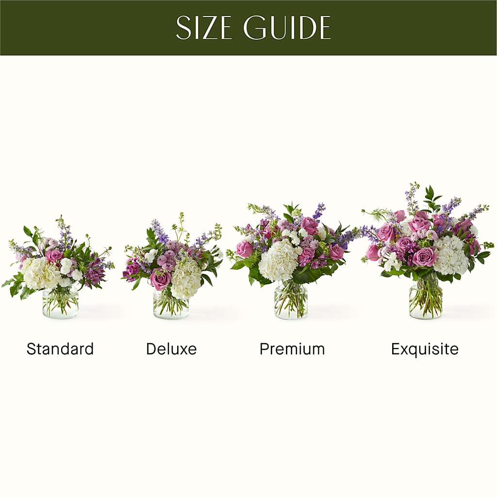 Violet Caress Bouquet – L & M FLOWER SHOP, Canonsburg PA