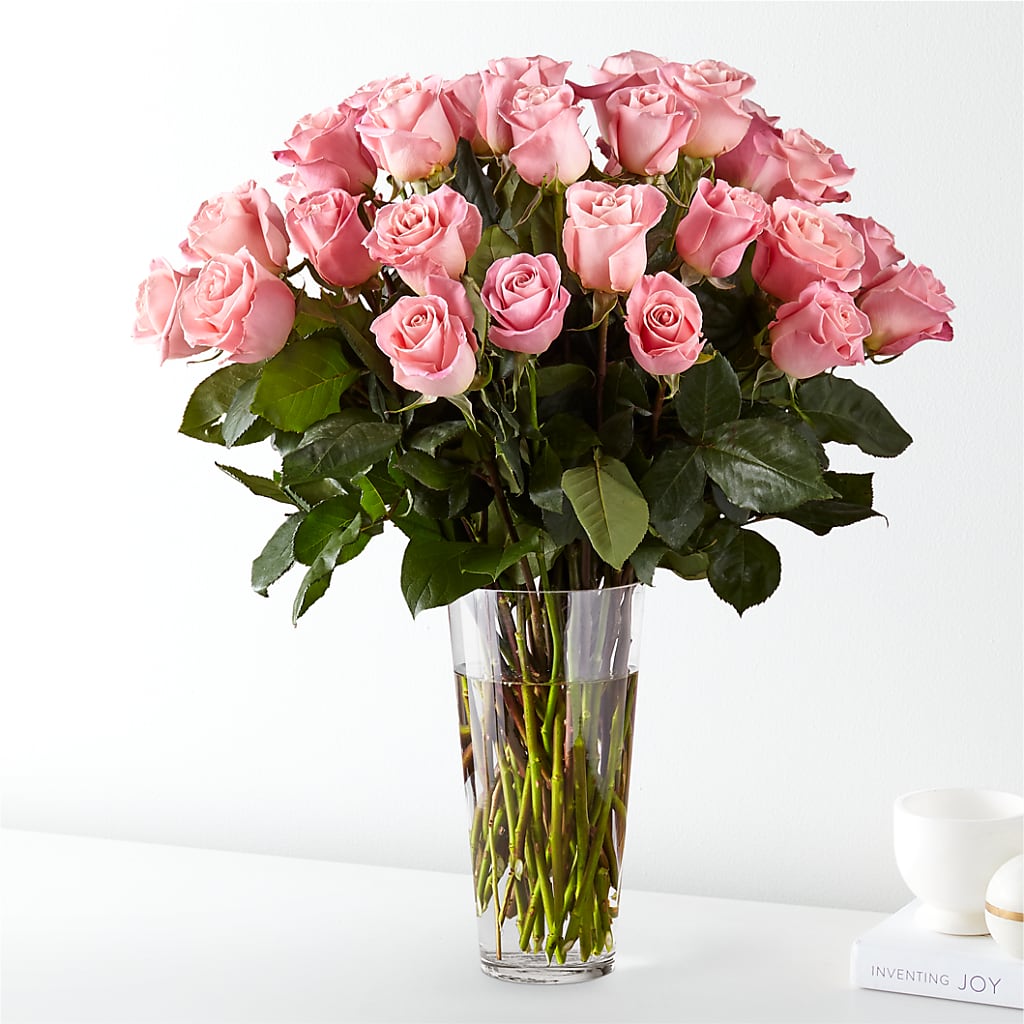 Long Stem Pink Rose Bouquet – L & M FLOWER SHOP, Canonsburg PA