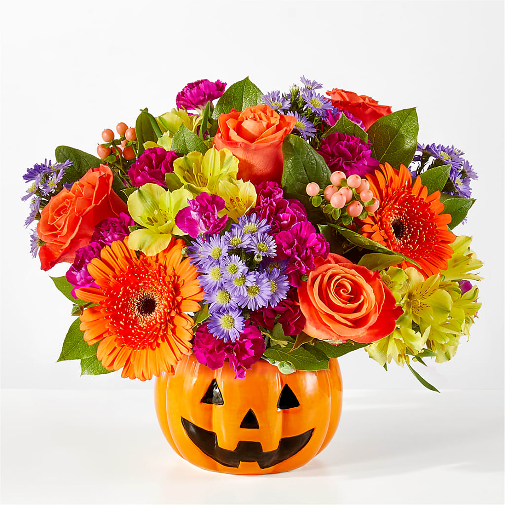 Tricks & Treats Pumpkin – L & M FLOWER SHOP, Canonsburg PA