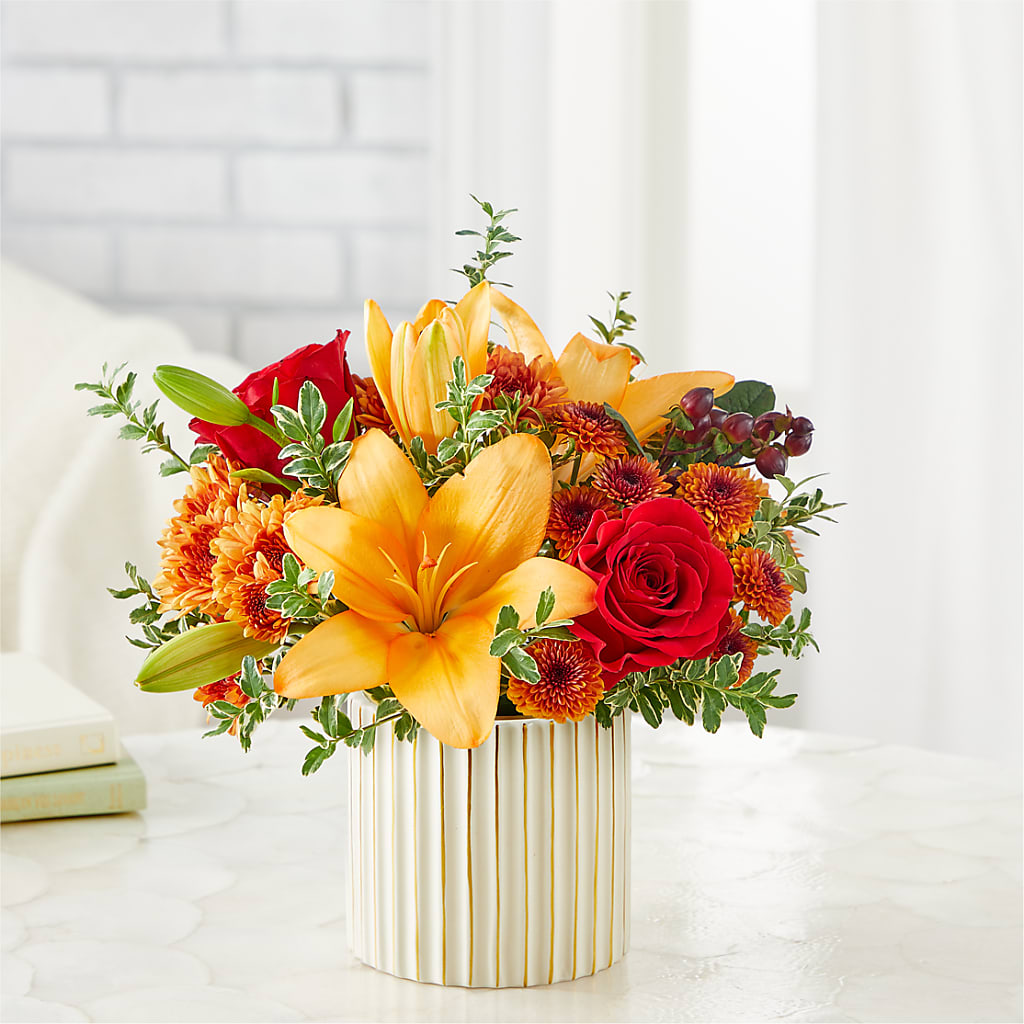 Scarlet Skies Bouquet – L & M FLOWER SHOP, Canonsburg PA