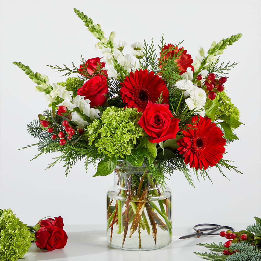 Merry Moment Bouquet – A Florist Original – L & M FLOWER SHOP, Canonsburg PA