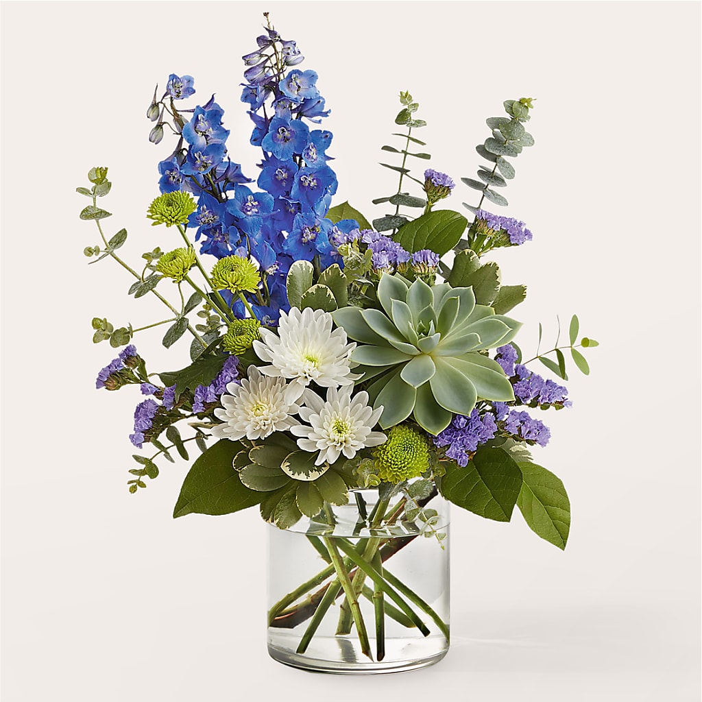 Cerulean Waves Bouquet – L & M FLOWER SHOP, Canonsburg PA