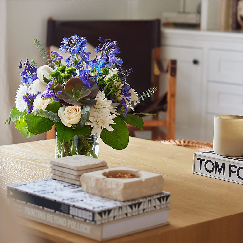 Cerulean Waves Bouquet – L & M FLOWER SHOP, Canonsburg PA