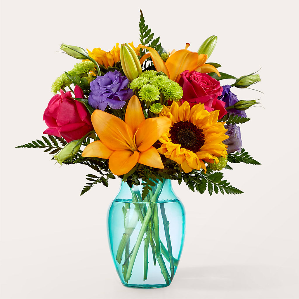 Double Rainbow Bouquet – L & M FLOWER SHOP, Canonsburg PA