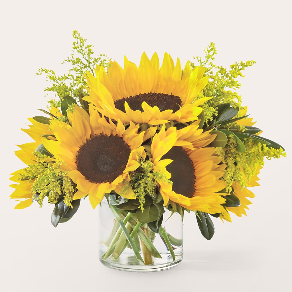 Beaming Sunflower Bouquet – L & M FLOWER SHOP, Canonsburg PA