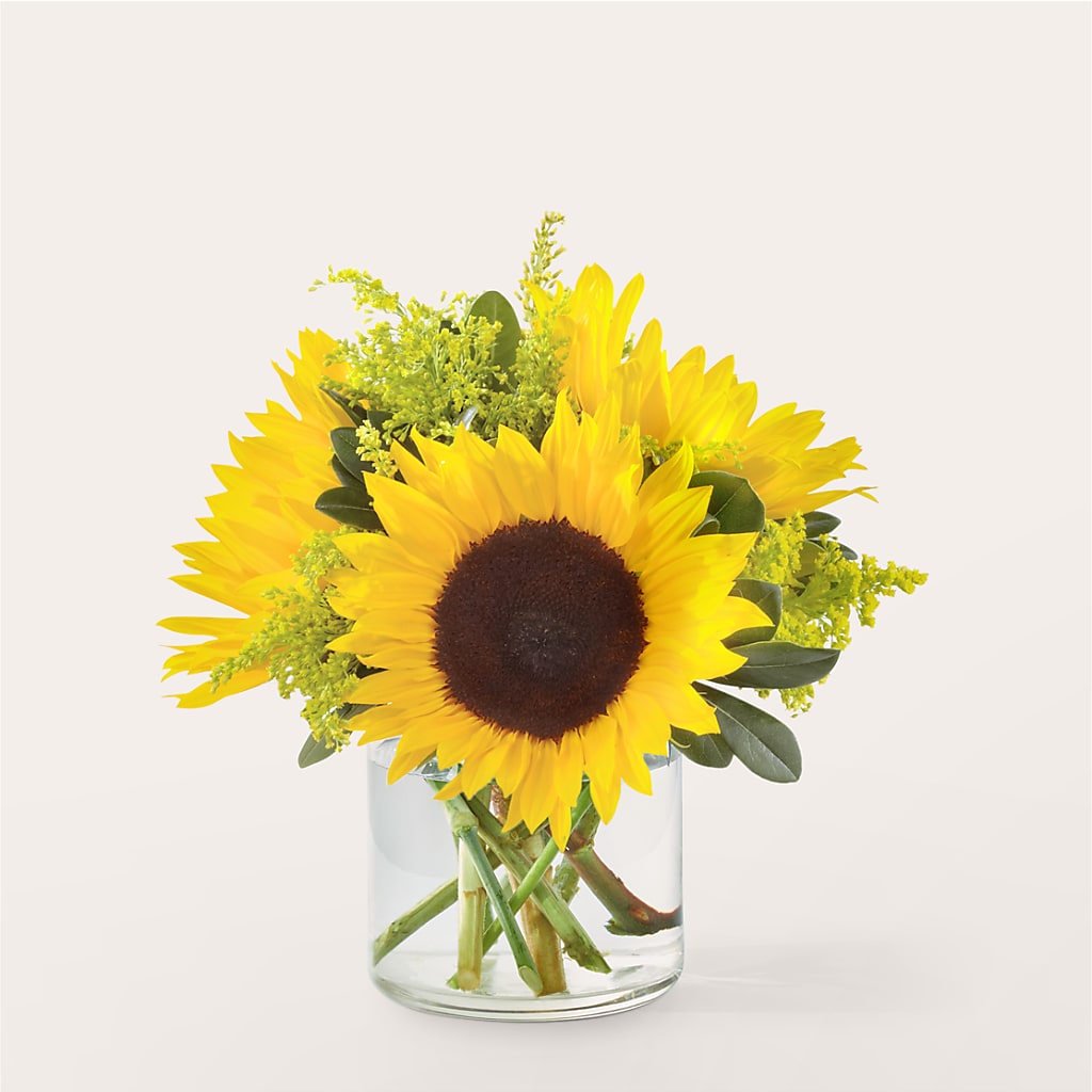 Beaming Sunflower Bouquet – L & M FLOWER SHOP, Canonsburg PA