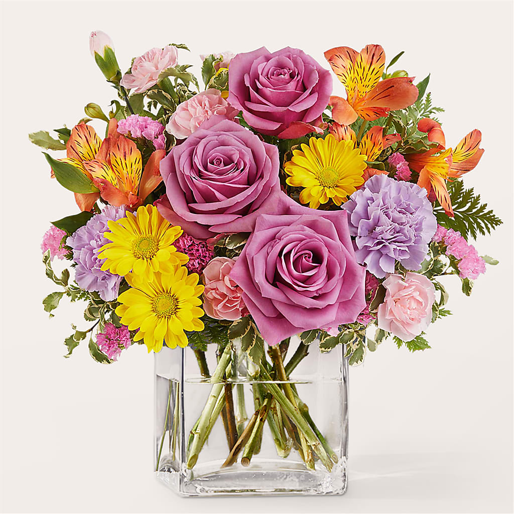 Shades of Happiness Bouquet – L & M FLOWER SHOP, Canonsburg PA