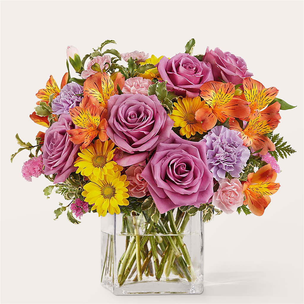 Shades of Happiness Bouquet – L & M FLOWER SHOP, Canonsburg PA