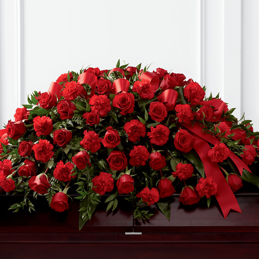 Tribute of Life Casket Spray – L & M FLOWER SHOP, Canonsburg PA
