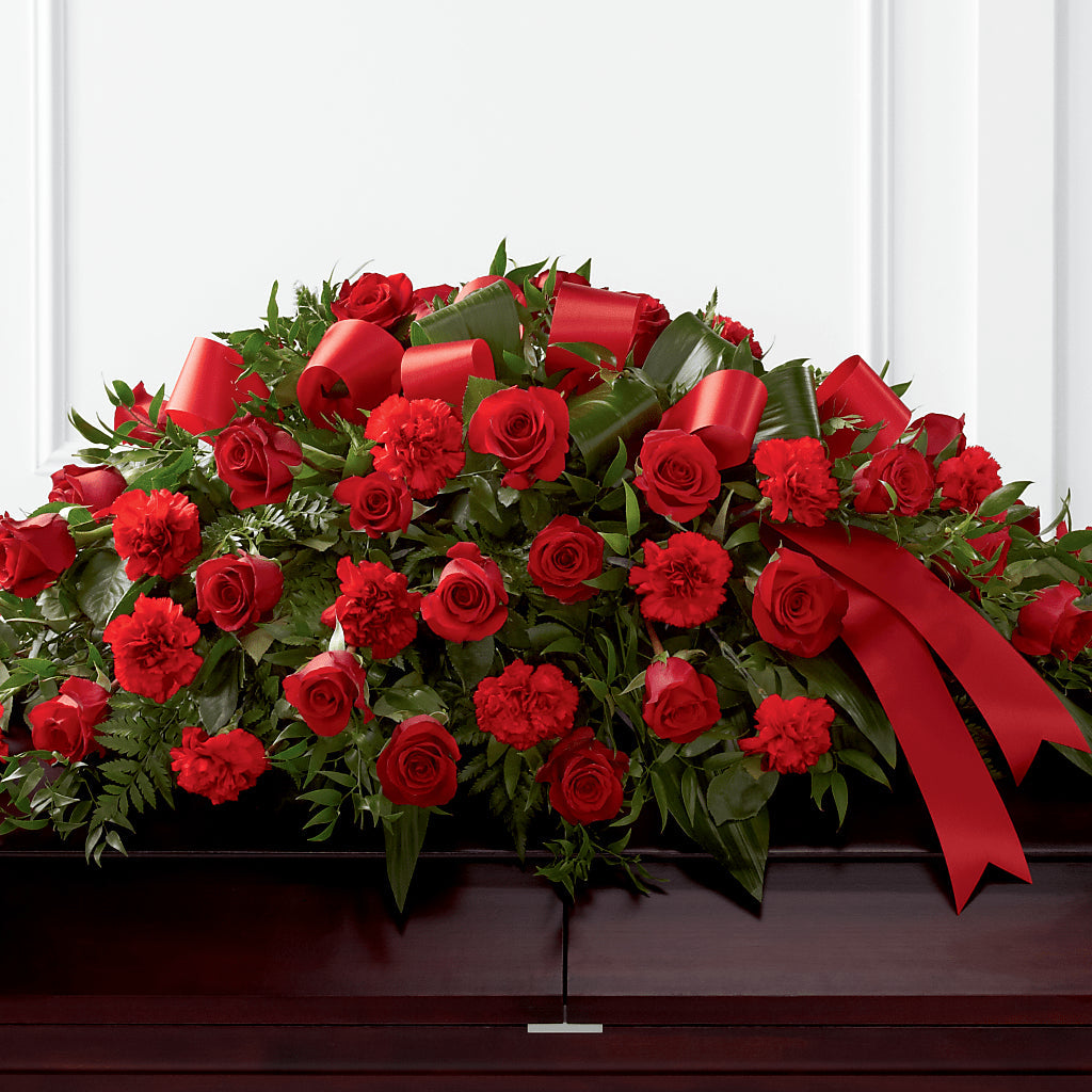 Tribute of Life Casket Spray – L & M FLOWER SHOP, Canonsburg PA