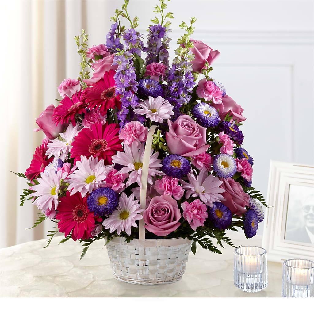 Pastel Peace Basket – L & M FLOWER SHOP, Canonsburg PA