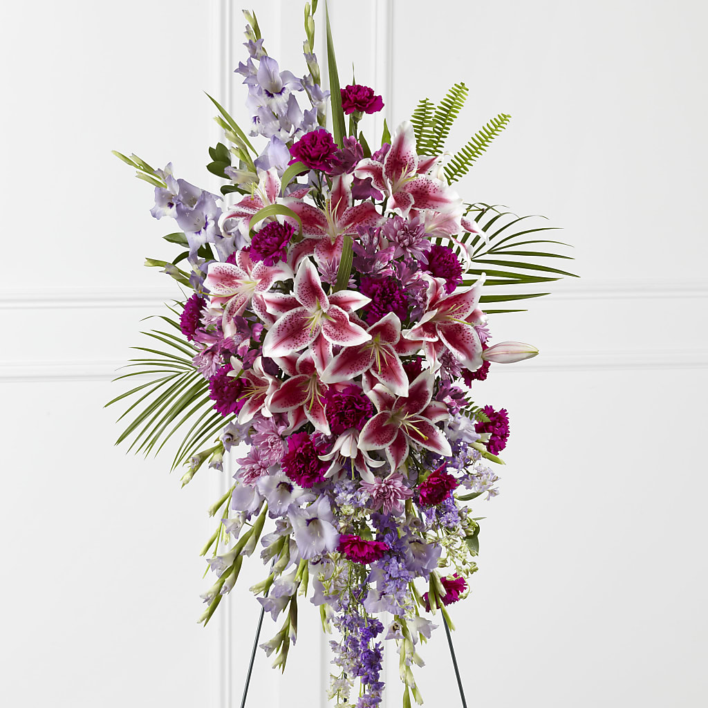 Tender Touch Standing Spray – L & M FLOWER SHOP, Canonsburg PA