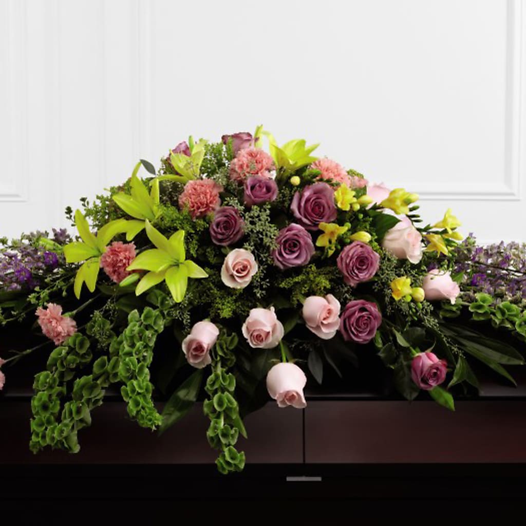 Forever Beloved Casket Spray – L & M FLOWER SHOP, Canonsburg PA