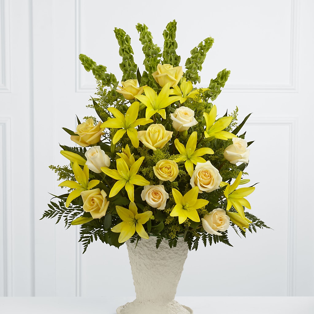 Golden Memories Arrangement – L & M FLOWER SHOP, Canonsburg PA
