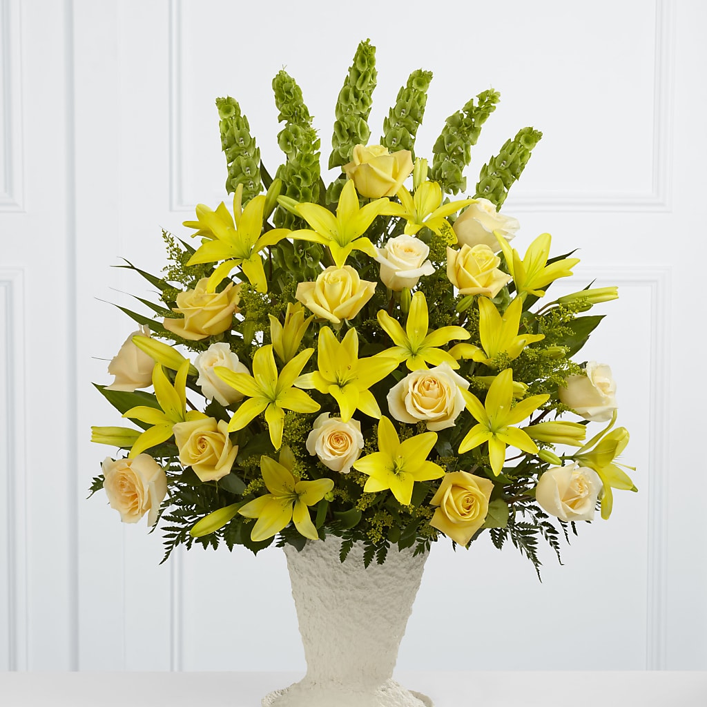 Golden Memories Arrangement – L & M FLOWER SHOP, Canonsburg PA