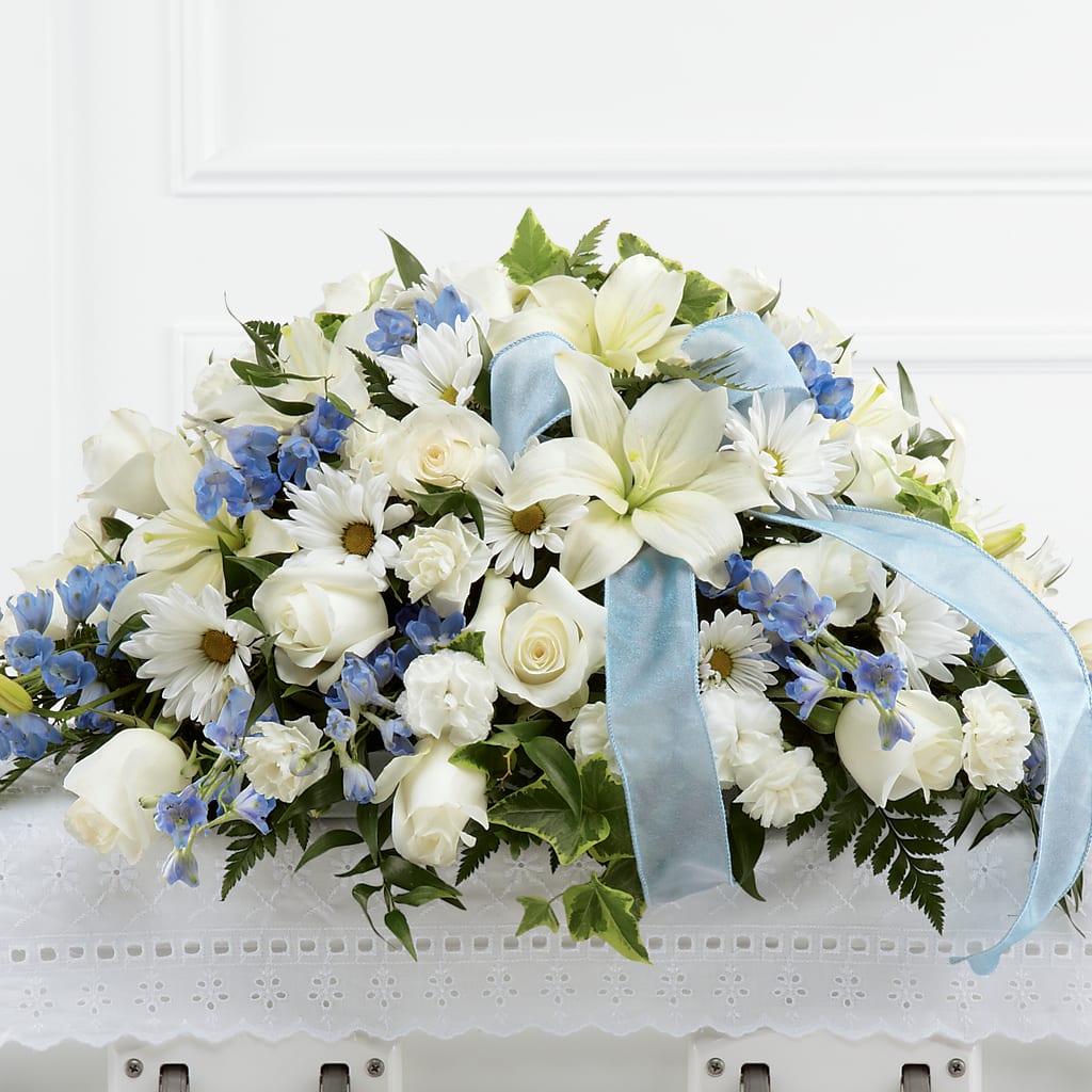 Tender Treasure Casket Spray – L & M FLOWER SHOP, Canonsburg PA