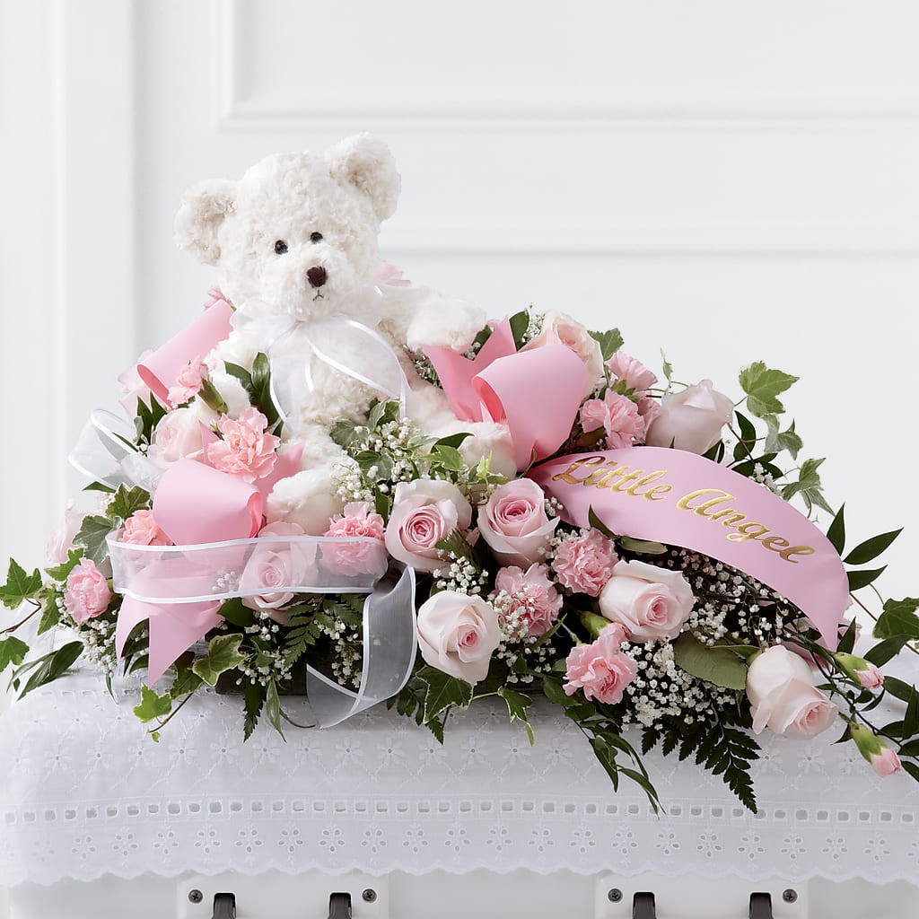 Touch of Sympathy Casket Spray – L & M FLOWER SHOP, Canonsburg PA