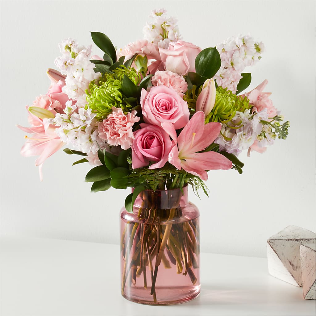 Pretty in Pink Bouquet – L & M FLOWER SHOP, Canonsburg PA