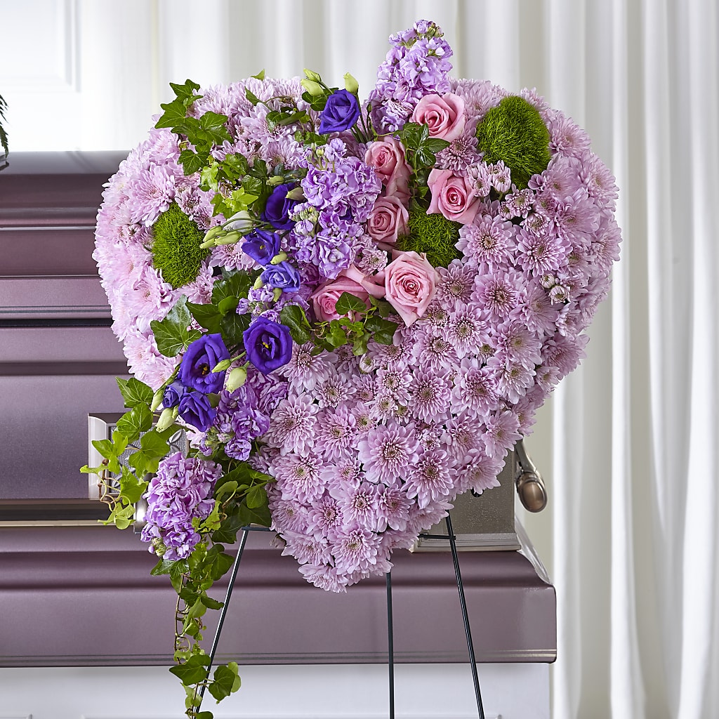 Treasured Love Standing Heart – L & M FLOWER SHOP, Canonsburg PA