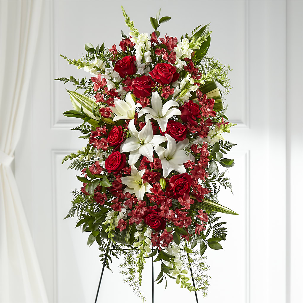 Everlasting Memory Standing Spray – L & M FLOWER SHOP, Canonsburg PA