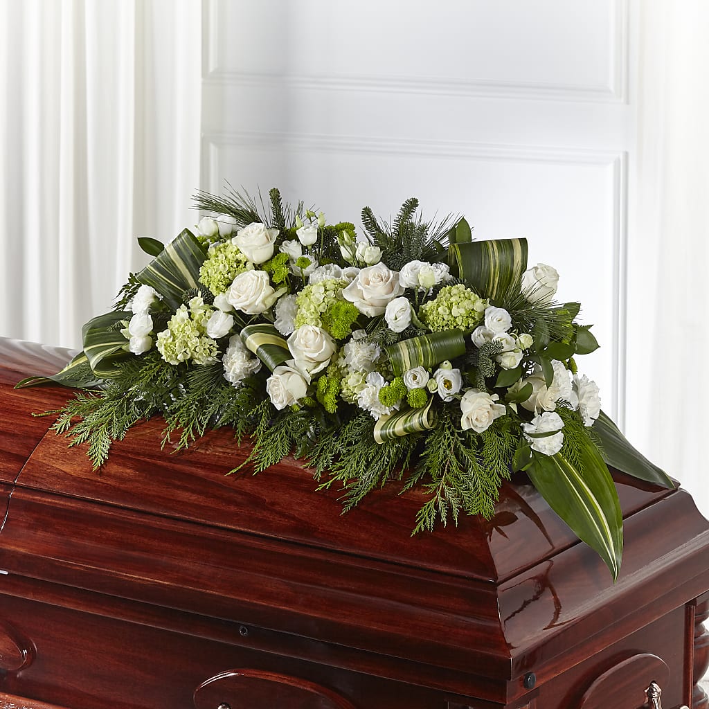 Hopeful Gesture Casket Spray – L & M FLOWER SHOP, Canonsburg PA