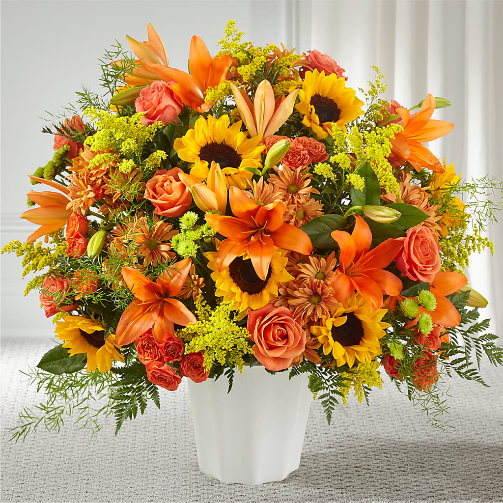 Harvest Thoughts Floor Basket – L & M FLOWER SHOP, Canonsburg PA