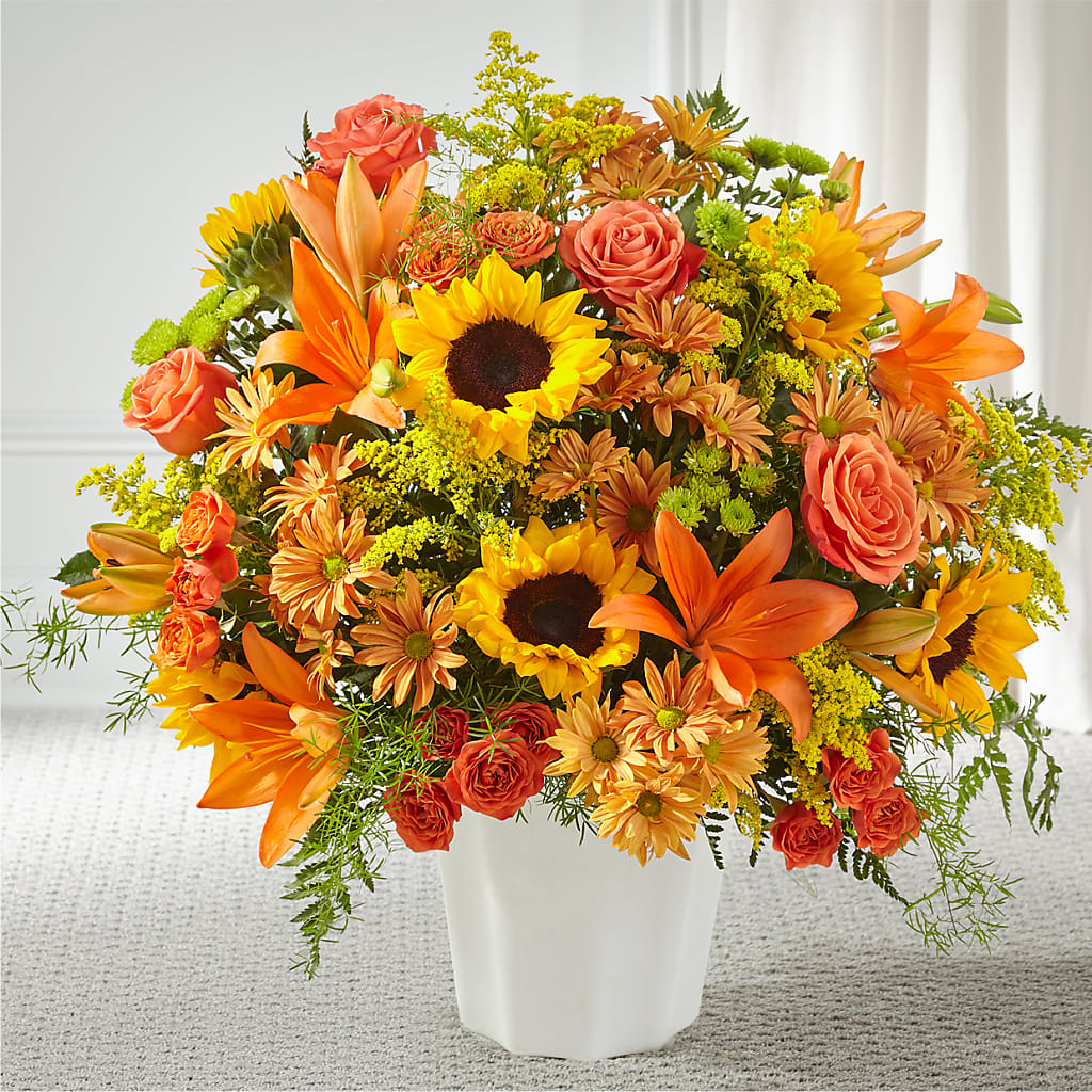 Harvest Thoughts Floor Basket – L & M FLOWER SHOP, Canonsburg PA