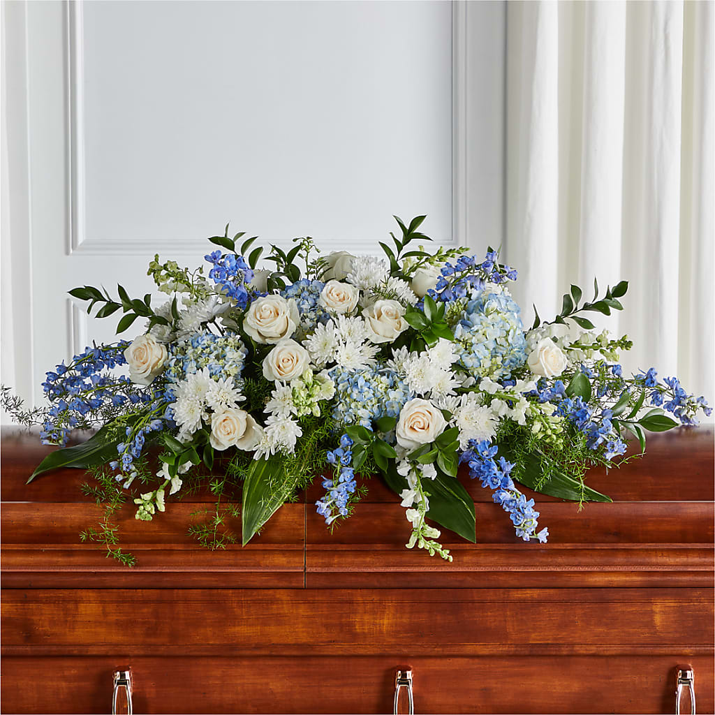 Timeless Essence Casket Spray – L & M FLOWER SHOP, Canonsburg PA