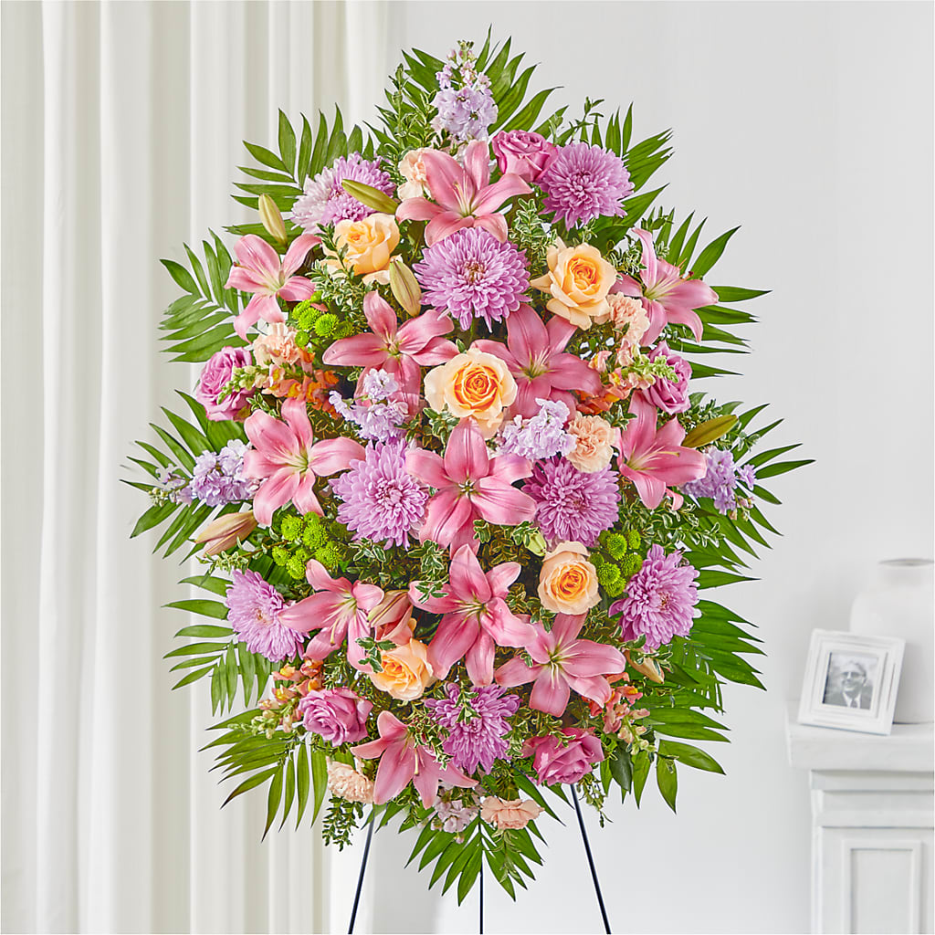 Love & Light Standing Spray – L & M FLOWER SHOP, Canonsburg PA