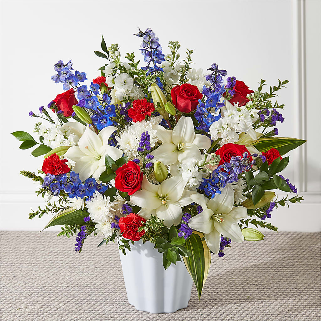 Consoled Floor Basket – L & M FLOWER SHOP, Canonsburg PA