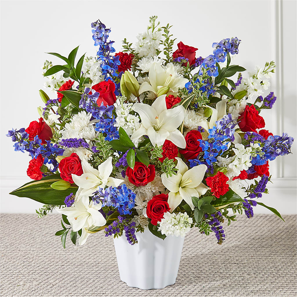Consoled Floor Basket – L & M FLOWER SHOP, Canonsburg PA