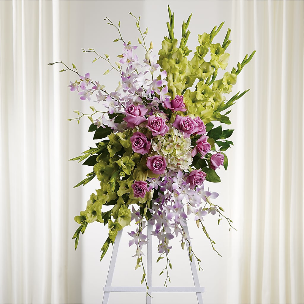 Lasting Legacy Standing Spray – L & M FLOWER SHOP, Canonsburg PA