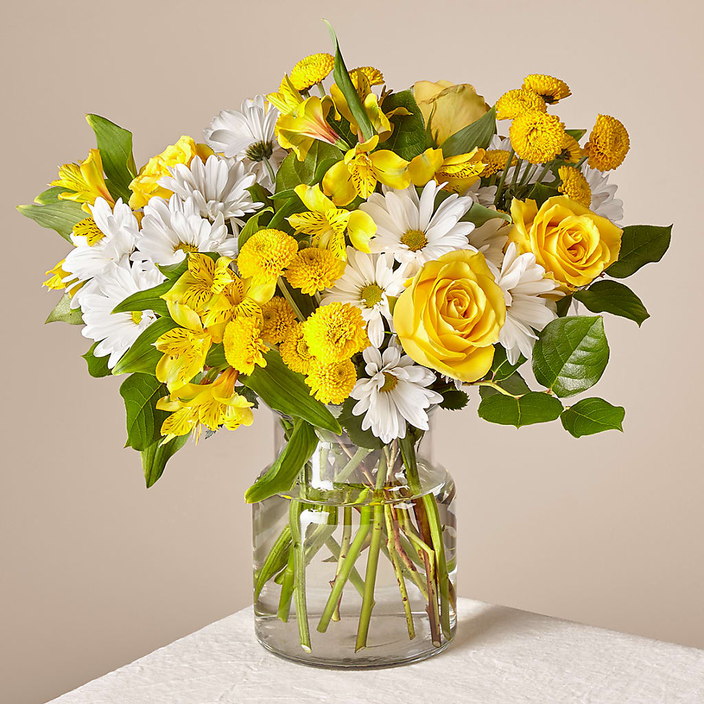 Sunny Sentiments Bouquet – L & M FLOWER SHOP, Canonsburg PA