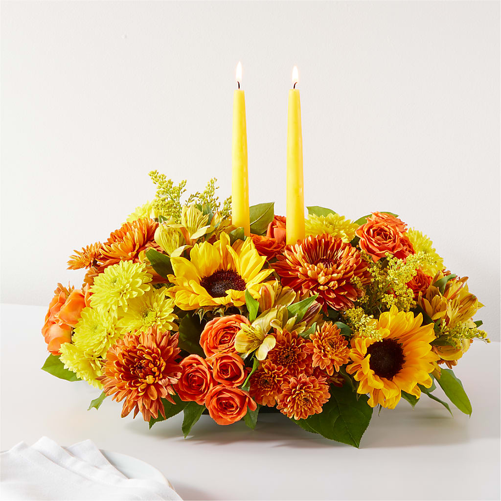 Autumn Harmony Centerpiece – L & M FLOWER SHOP, Canonsburg PA