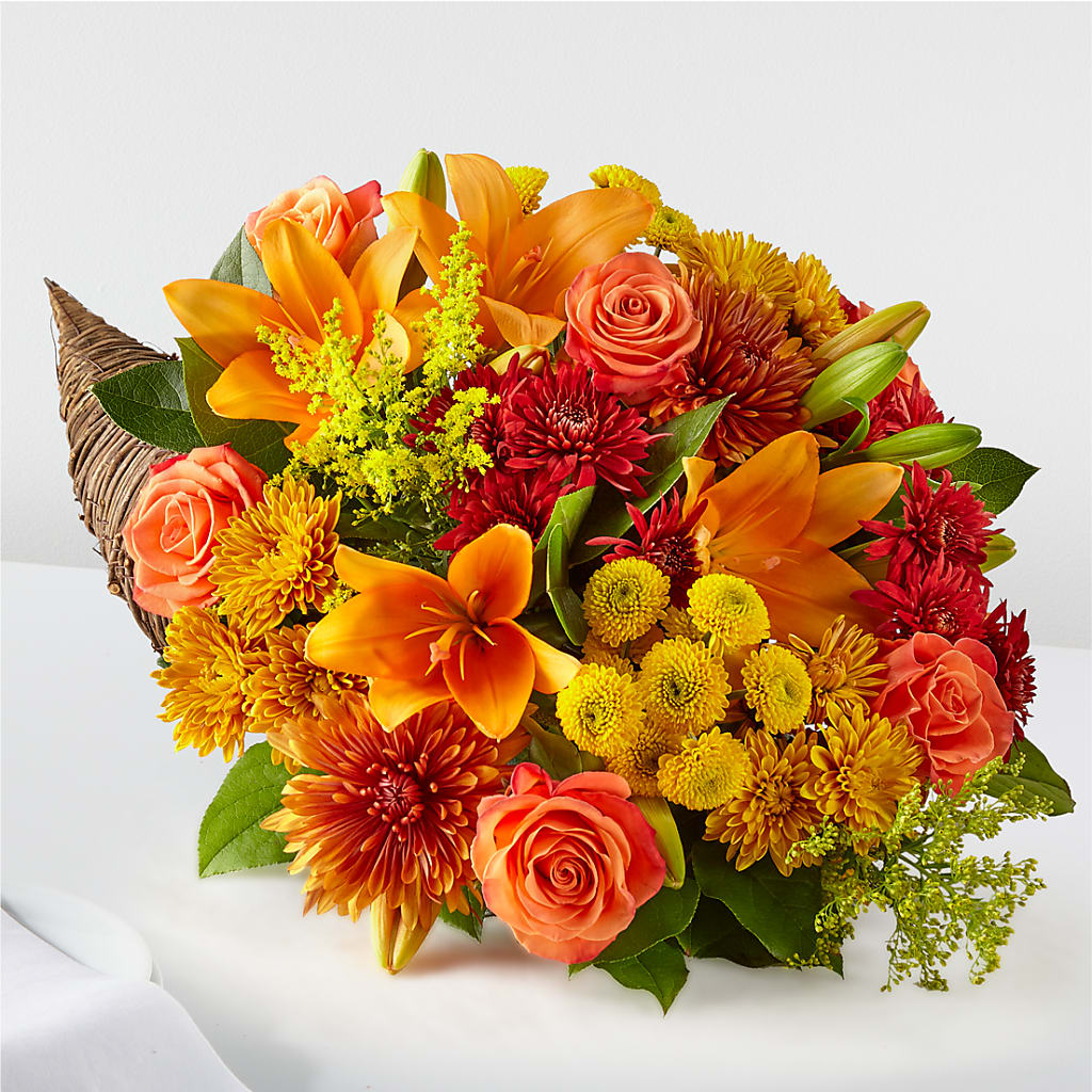 Feast of Color Cornucopia – L & M FLOWER SHOP, Canonsburg PA
