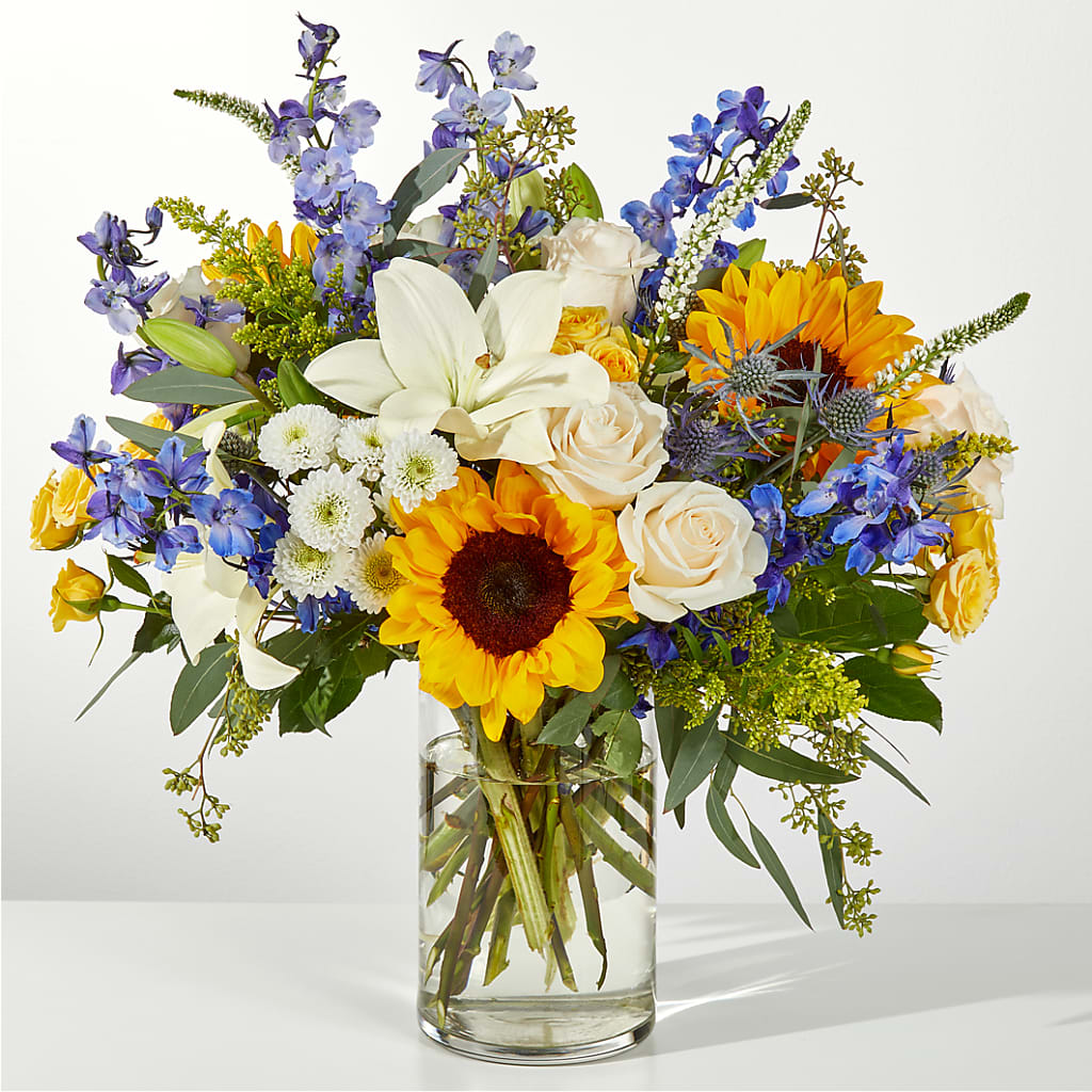 Wonderfully Sunny Bouquet – L & M FLOWER SHOP, Canonsburg PA