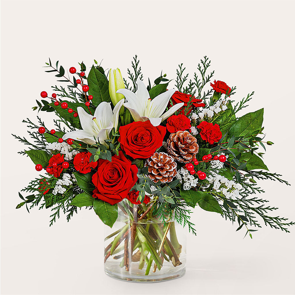 Best in Snow Bouquet – L & M FLOWER SHOP, Canonsburg PA