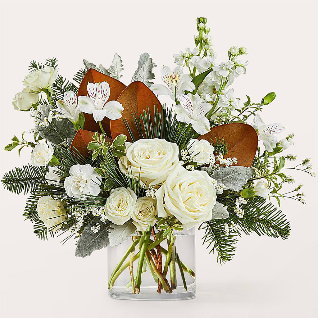Fresh Snowfall Bouquet – L & M FLOWER SHOP, Canonsburg PA