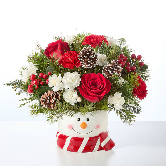 Jolly Snowman Bouquet – L & M FLOWER SHOP, Canonsburg PA