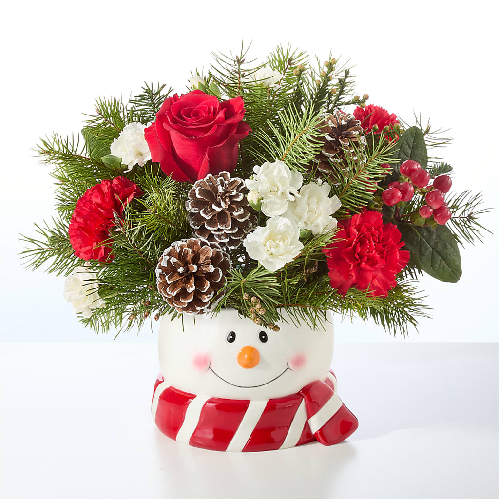Jolly Snowman Bouquet – L & M FLOWER SHOP, Canonsburg PA