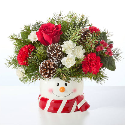 Jolly Snowman Bouquet – L & M FLOWER SHOP, Canonsburg PA