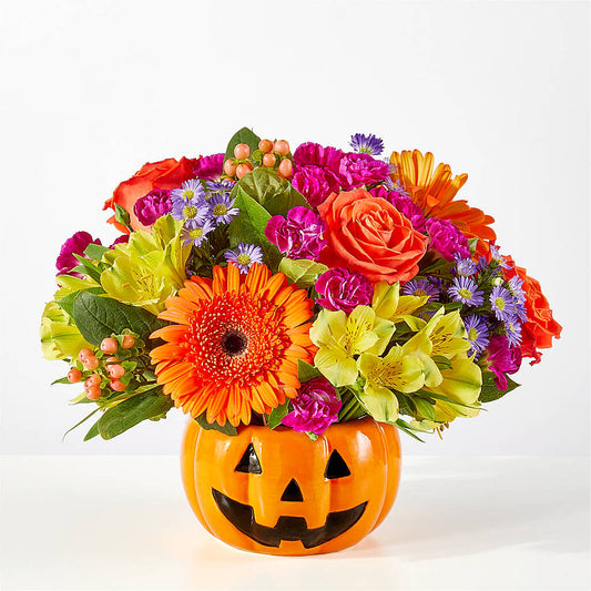 Tricks & Treats Pumpkin – L & M FLOWER SHOP, Canonsburg PA