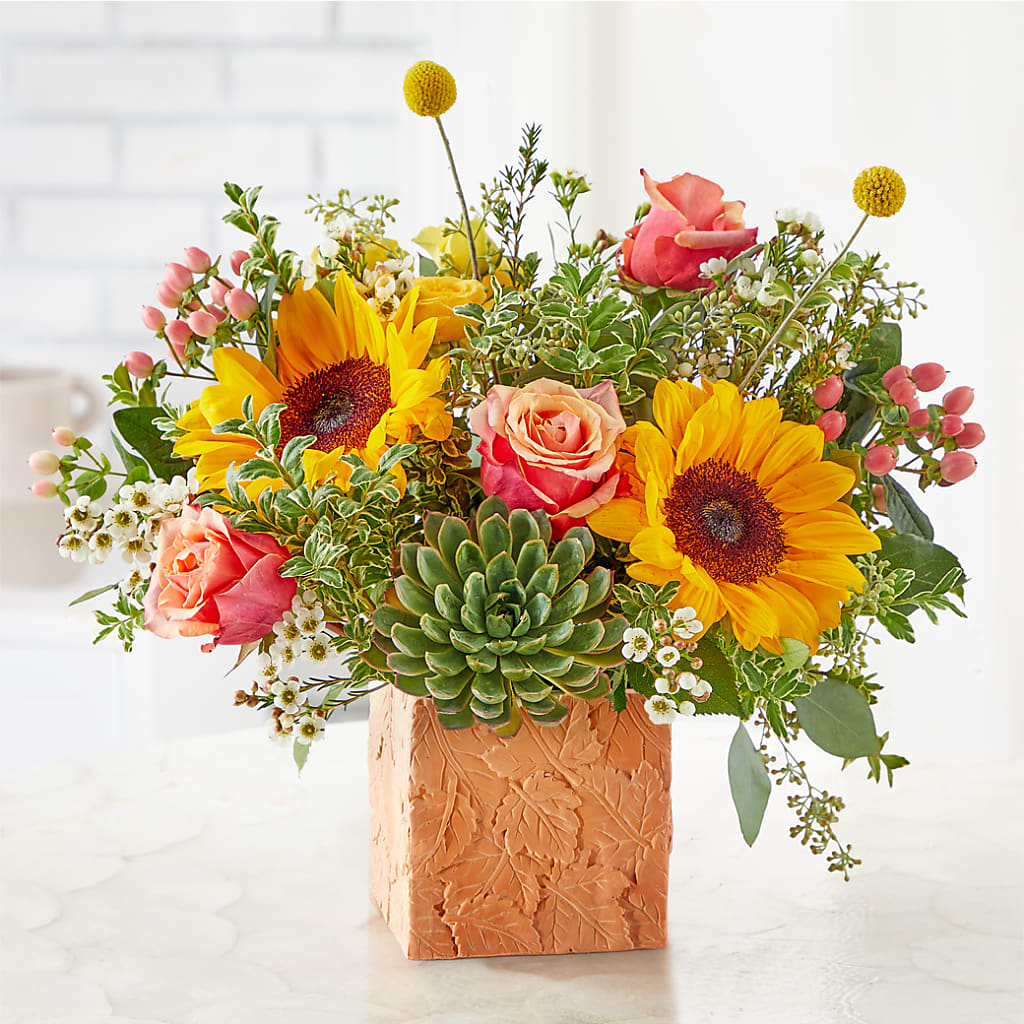 Sunflower Season Bouquet – L & M FLOWER SHOP, Canonsburg PA