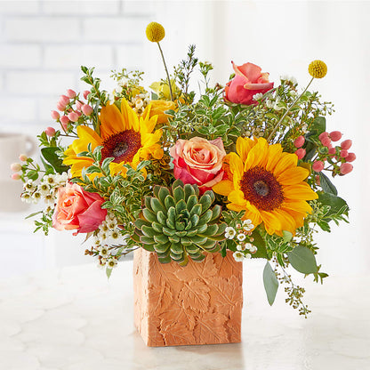 Sunflower Season Bouquet – L & M FLOWER SHOP, Canonsburg PA