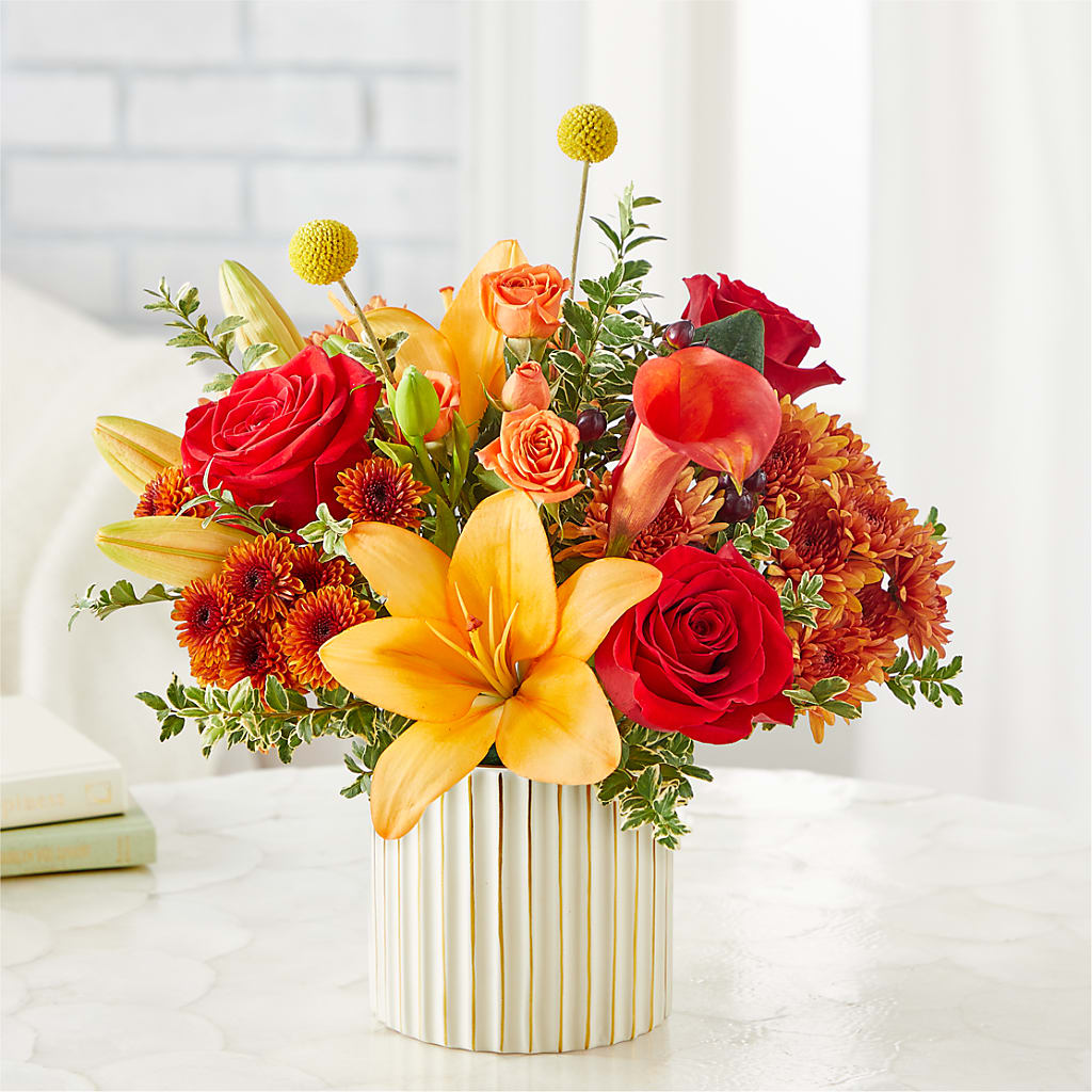 Scarlet Skies Bouquet – L & M FLOWER SHOP, Canonsburg PA