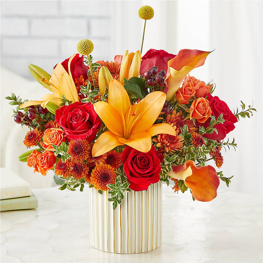 Scarlet Skies Bouquet – L & M FLOWER SHOP, Canonsburg PA