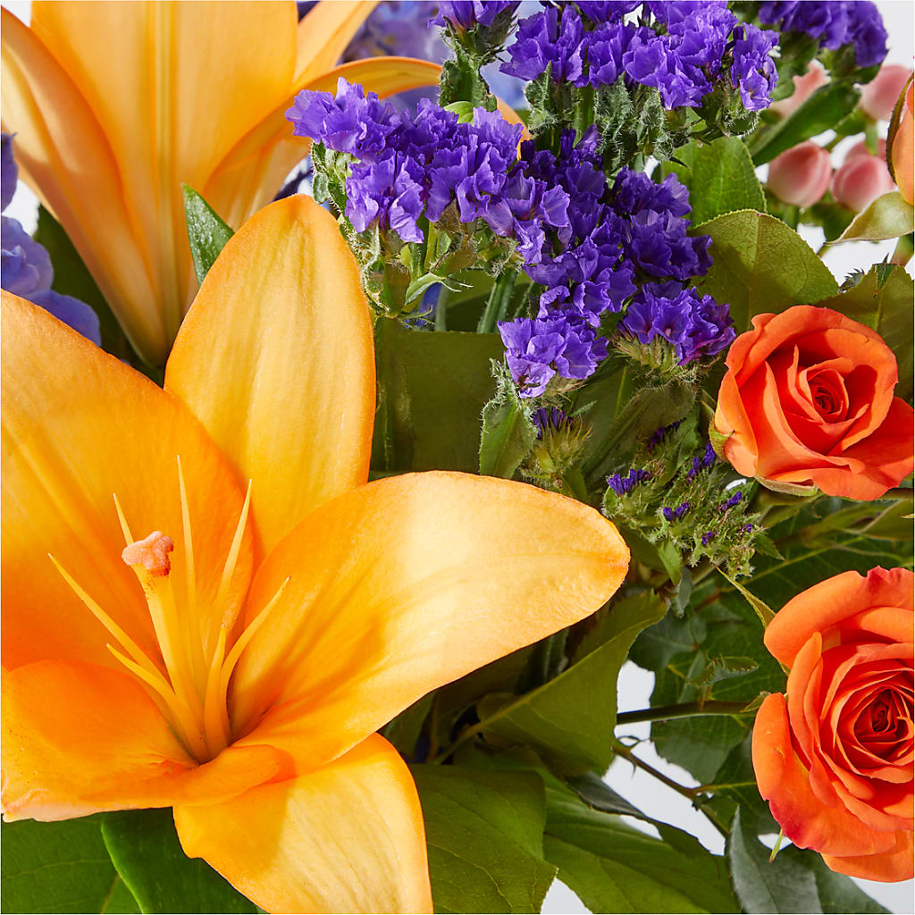 Radiant Citrus Bouquet – L & M FLOWER SHOP, Canonsburg PA